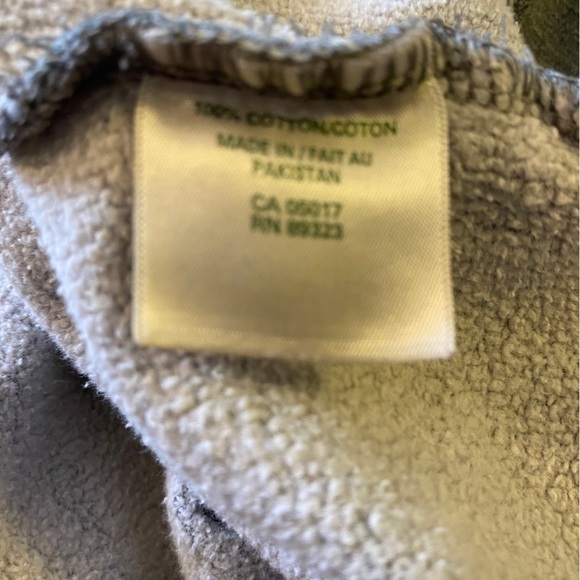 Roots 1/4 Zip Grey Pullover Sweatshirt Heathered Grey  Adult XLG - Picture 12 of 15